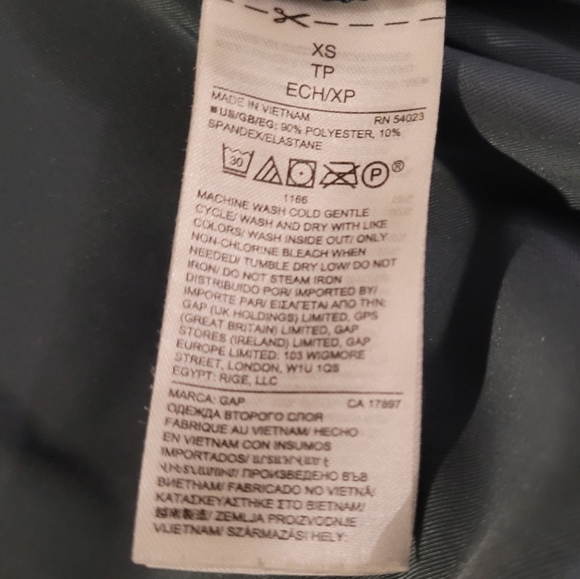 GAP Maternity - Blue Velvet Dress - Picture 6 of 6